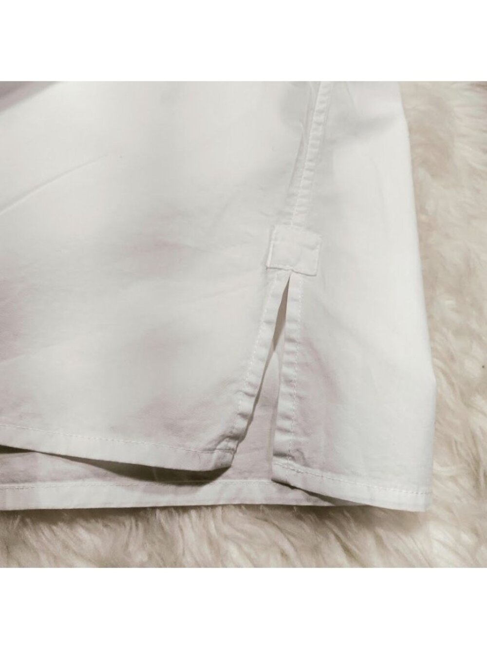 Givenchy Mens Classic Fit M White Cotton Button-Up Shirt With Logo Design - Picture 11 of 16